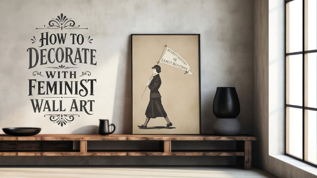 How to Decorate with Feminist Wall Art Without Making Your Living Room Feel Like a Lecture