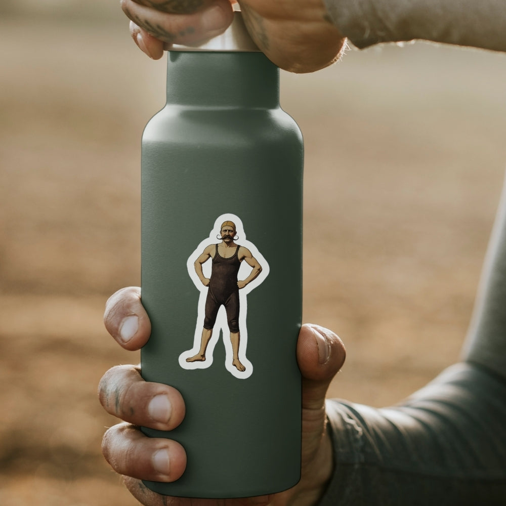 Victorian Pin-Up Sticker Sheet - Vintage Swimmers