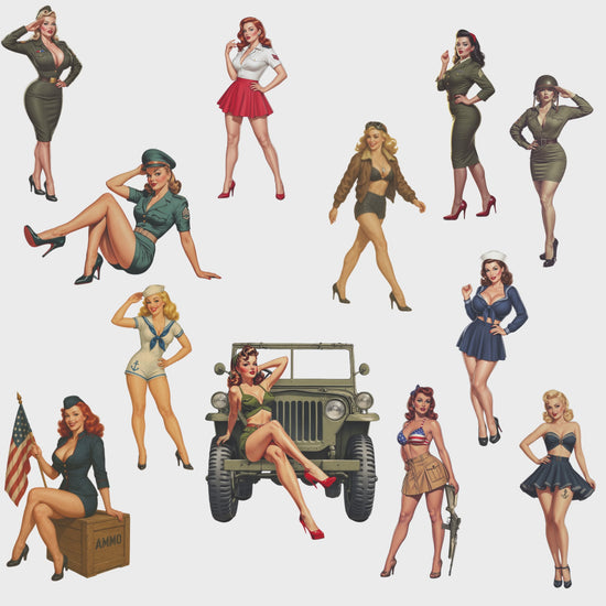 video of military pin up girl clip art files